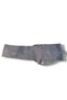 Douce Anthracite Smoked Nubuck Leather Belt |   Women's Design Belt with Asymmetrical Cut Buckle - Standard Size - 4