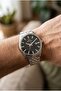 Silver Men's Wristwatch |   41mm Stainless Steel Case, Black Dial, Stylish and Classic - 5
