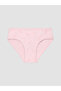 Özmarka New Season Pink Patterned Girls' Panties 3-Piece Set - 4
