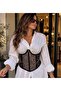 Stone Chain Detailed Underwire Corset Accessory