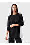 Two Mt Shop Quality Lcw Everyday Black Diving Fabric Plain Loose & Baggy Women's Sweatshirt Tunic