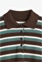 Brown Willow Striped Sweater - 7