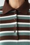 Brown Willow Striped Sweater - 5