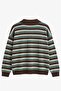 Brown Willow Striped Sweater - 6