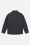Retro Velvet Collar Quilted Jacket/Mantle - 4