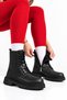 High Anti-Slip Rubber Sole, Zippered, Fur Lined, Waterproof Winter Women's Boots - 4