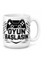 Let the Game Begin Written Porcelain Mug Cup 300 ml Gamer Player Gift Game Handle Patterned Coffee and Tea Cup - 6