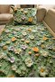 Surprise Pillow & Guest Pike Set with 5 Sizes Green Garden Pattern - 4 Pieces - 3