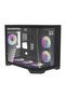 Darflash FT418 computer case + 6 aRGB fans (black) - 6