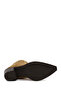 Women's Tan Zippered Thick Heeled Suede Boots Wf250014Ss - 6