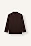 Oversized Jacket Collar Lined Blazer Jacket C2457Ax26Au - 8