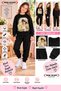 Winter Unisex Black Tracksuit, Black Sweat Top and Bottom Set - 2