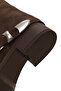 Women's Mink Buckle Suede Leather Boots Wf180030Ds - 8