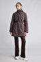 Drawstring Waist Regular Fit Hooded Parka H6148Ax26Au - 2
