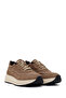 Men's Mink Lace-Up Thick Sole Nubuck Leather Sneaker Wm740018Dn - 2