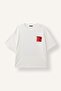 Boxy Fit Crew Neck Printed Short Sleeve T-Shirt J0768Ax26Au