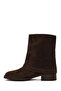 Women's Mink Buckle Suede Leather Boots Wf180030Ds - 3