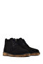 Men's Black Zippered Nubuck Leather Boots Wm822001Dn - 2