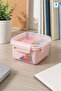 Mini Square Storage Container 350 ml Plastic Multi Color - 2