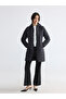 Vizyon New Season Black Hooded Women's Puffer Coat - 2