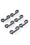 10Pcs Plastic Nail Art Dust Brush For Manicure Black Nail Care Powder Cleaner Cleaning Brush Soft Re - 4
