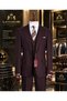 Men's Classic Regular Fit Suit with Vest 3-Piece Large Size 50-64 - 4