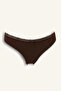 Lace Detailed Ribbed 2-Piece Slip Panties I4422Ax26Au - 5