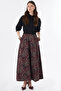 Ethnic Pattern Skirt Red - 2