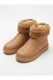 Women's Flat Sole Mini Size Half Ankle Waterproof Eva Boots-Taba - 2