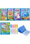 Magic Water Book Assorted Pack of 4 with Water Pens