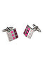 Pink & Chrome Cufflinks/ Connection 7 - 4