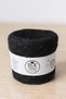 Black, Double-Layered Angora with Black Viscose Wrapped Around It, Silver Glitter Design Knitting Yarn Set (Total 200 Gr.) - 2