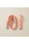 Salmon Color Silicone Dog Collar and Hands-Free Walking Leash Set - 4