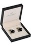 Black & Chrome Cufflinks/ Connection 2 - 2