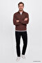 Men's Black Cotton Tapered Fit 5-Pocket Flexible Jean Denim Trousers - 2
