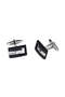 Black & Chrome Cufflinks/ Connection 22 - 4