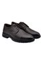 Jf-347 Men's Genuine Leather Micro Air Conditioning Ultra Comfort Sole Classic Lace-Up Shoes with Maskerette - 2