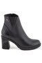 2179125K Genuine Leather Heeled Women's Boots
