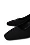 Women's Textile Black Heeled Shoes - 3