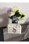 Embroidered Cosmetic Bag – Makeup Organizer – Travel Bag (Specify the Letter) - 3