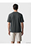 Khaki Crew Neck Men's T-Shirt - 4