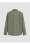 Khaki Regular Fit Men's Shirt Jacket - 4