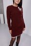 Sweater with Ribbon Skirt and Polka Dot Lace 2-Piece Set - 3