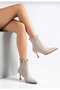 Pointed Toe Heeled Boots 6cm - 5