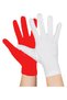 1 Pair Red and White Pantomime Gloves for Performances Children's Size (5691) - 3