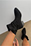 Women's Boots Black Suede - 3