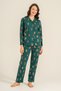 Mother Daughter Green Shirt Pajamas Set, 100% Cotton, Adult and Kids Sleepwear Prices Are Per Item - 7