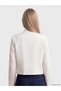 White Hakim Collar Women's Jacket - 4