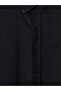 Lcwaikiki Classic Navy Blue Regular Fit Dobby Men's Shirt - 6
