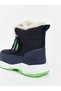 Peak New Season Navy Blue Baby Boy Boots with Fur Inside - 5